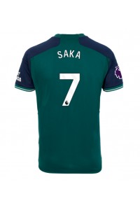 Fotbalové Dres Arsenal Bukayo Saka #7 Třetí Oblečení 2023-24 Krátký Rukáv